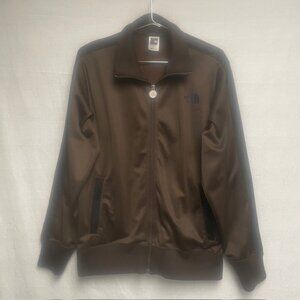 The North Face Brown Men's Front Full Zip Track Jacket - Size M
